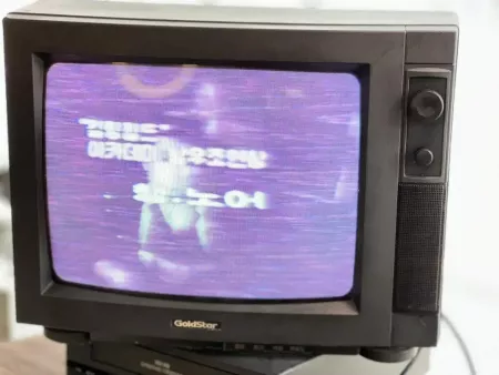 레트로티비 판매 합니다 골드스타 컬러티비 cr4210g